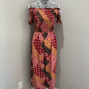 💐Jumpsuit floral Off shoulder🌺